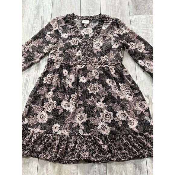 Knox Rose BoHo floral knee length dress size XS - Picture 11 of 11